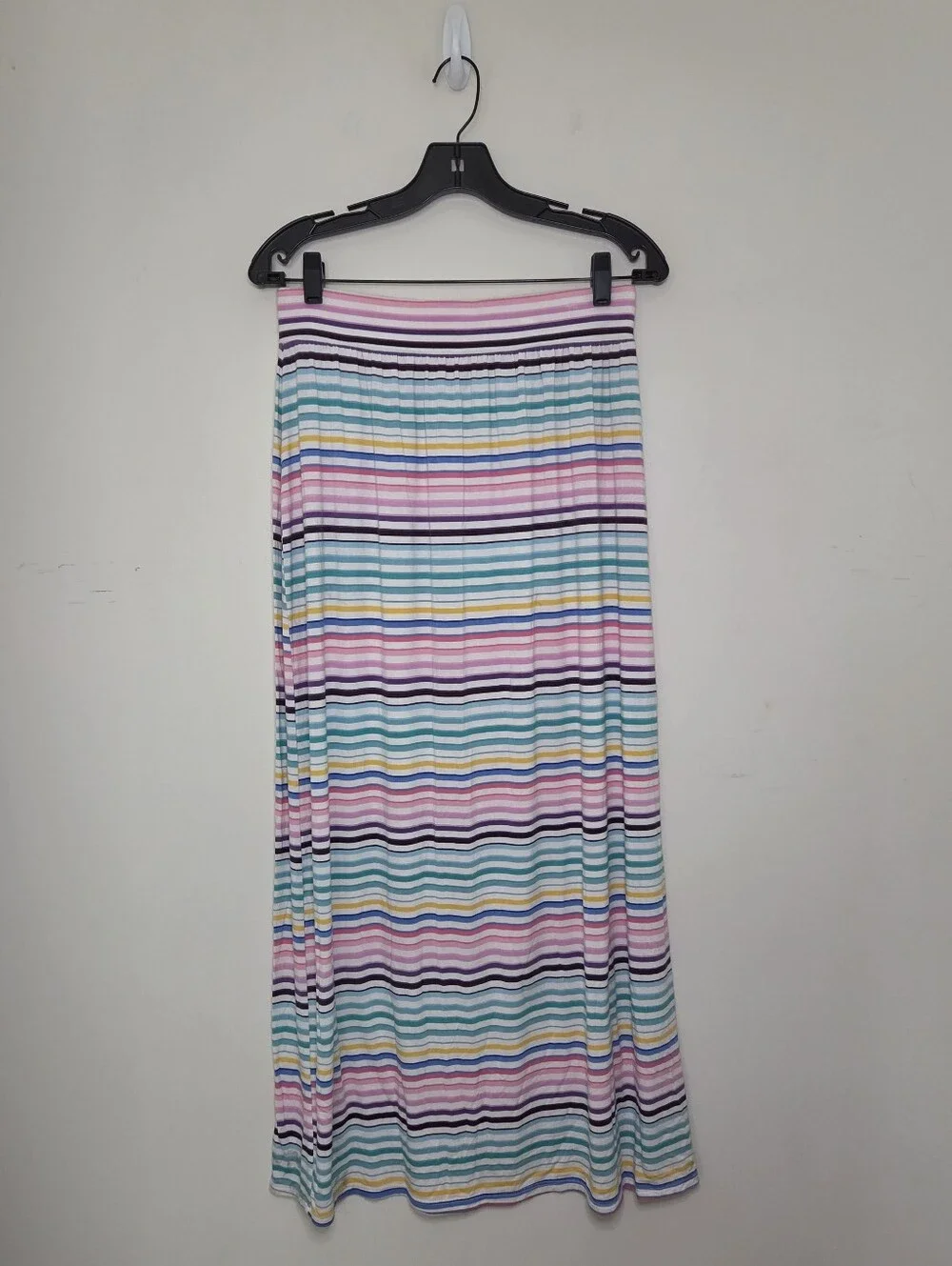Women's Loft Multicolor Striped Maxi Skirt Sz Small